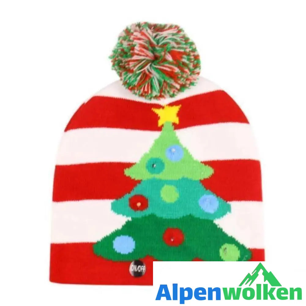 Alpenwolken - Weihnachts LED Bohnen Hut