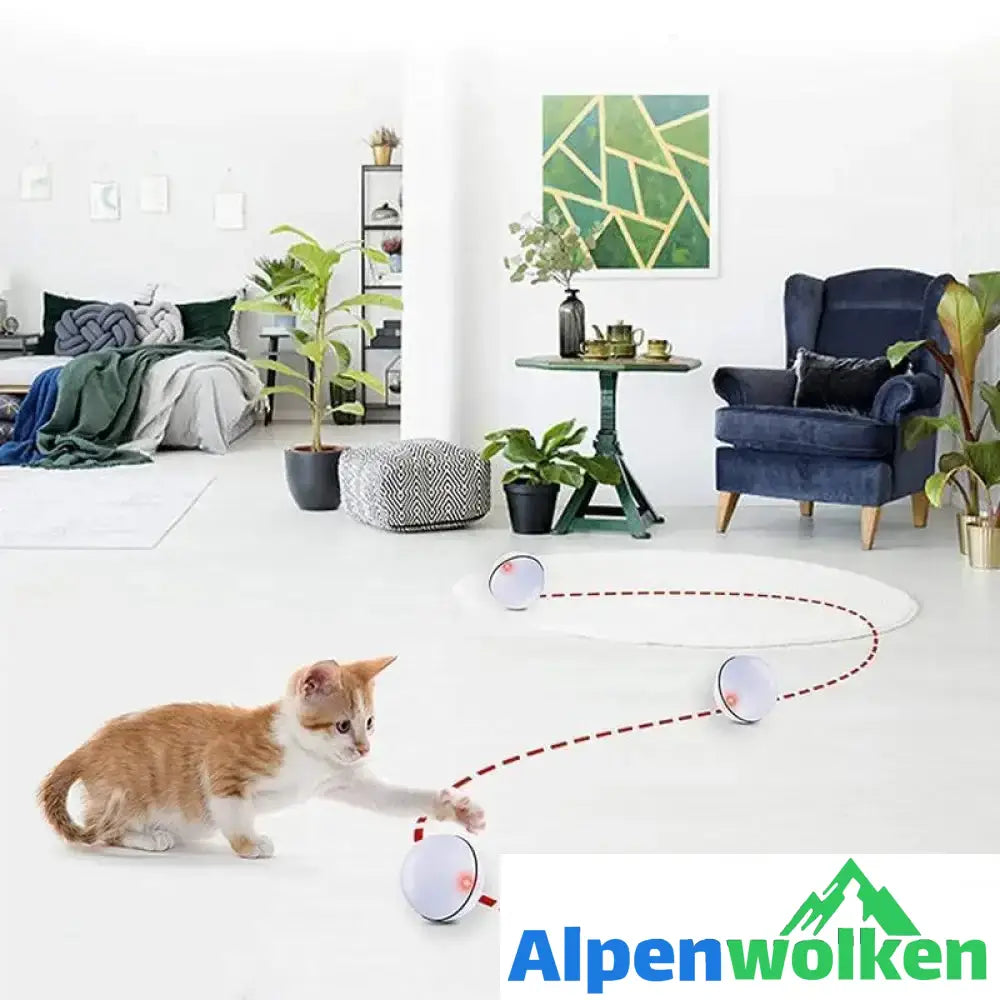 Alpenwolken - (🌲Weihnachtsangebot - 48 % RABATT) Freietaube Laser Katzenball mit Feder🎉