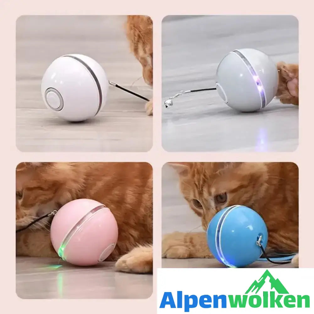 Alpenwolken - (🌲Weihnachtsangebot - 48 % RABATT) Freietaube Laser Katzenball mit Feder🎉