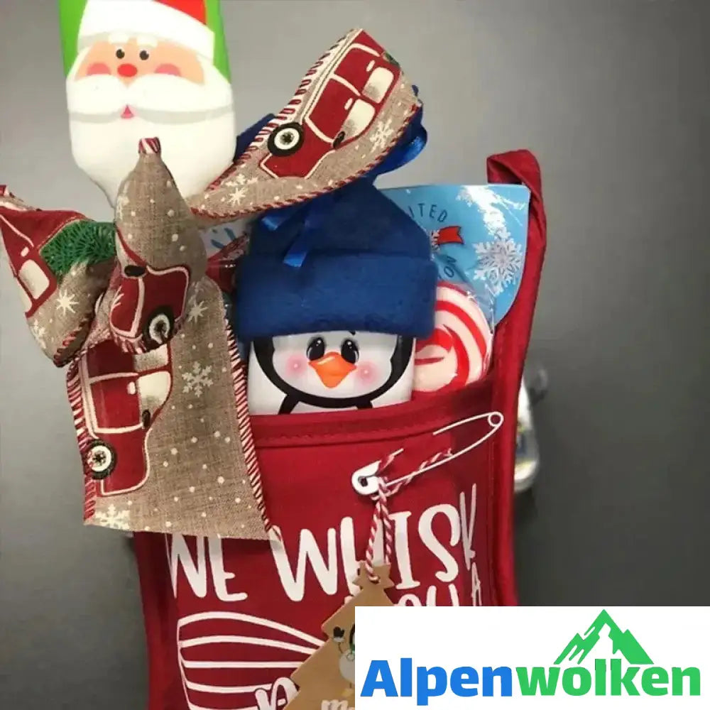 Alpenwolken - Weihnachtsbackhandschuhe - Geschenktüte