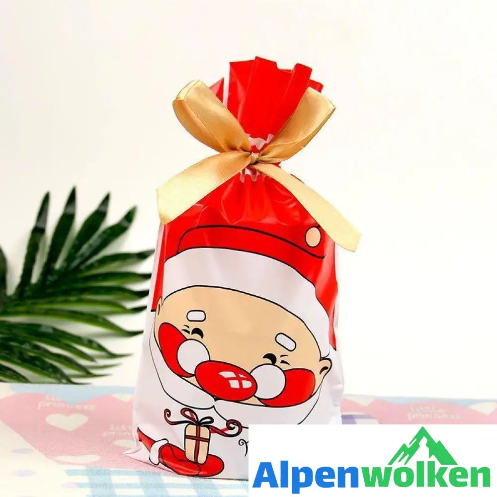 Alpenwolken - Weihnachtsgeschenkbeutel mit Kordelzug (50 Stücke)