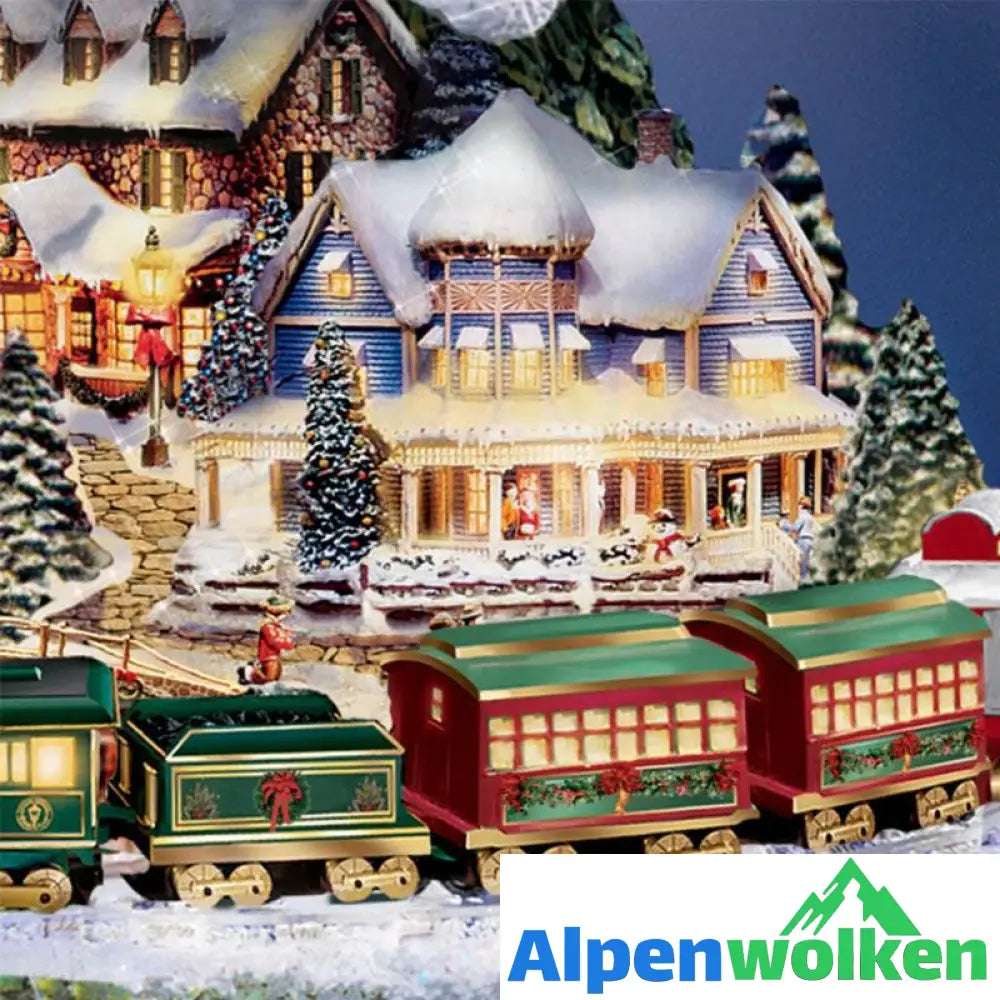 Alpenwolken - Weihnachtsromantische Dekorationsaufkleber