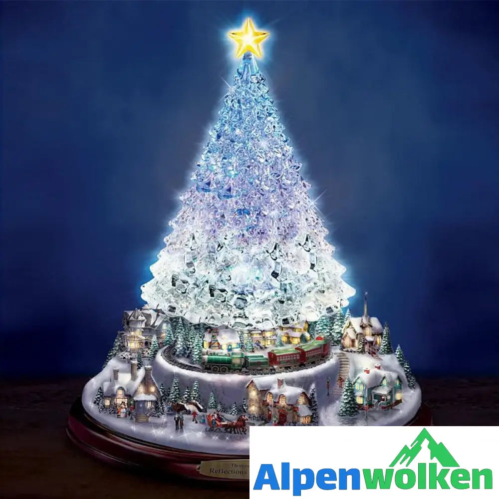 Alpenwolken - Weihnachtsromantische Dekorationsaufkleber