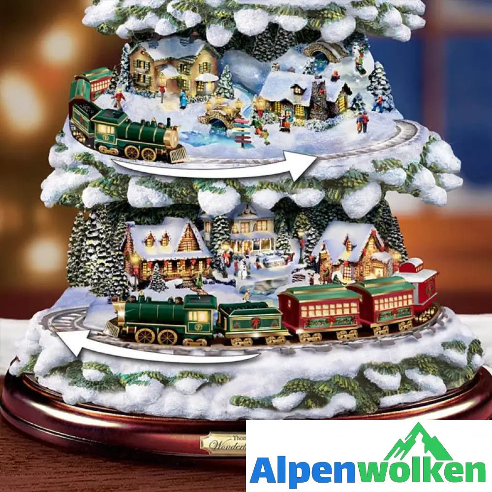 Alpenwolken - Weihnachtsromantische Dekorationsaufkleber