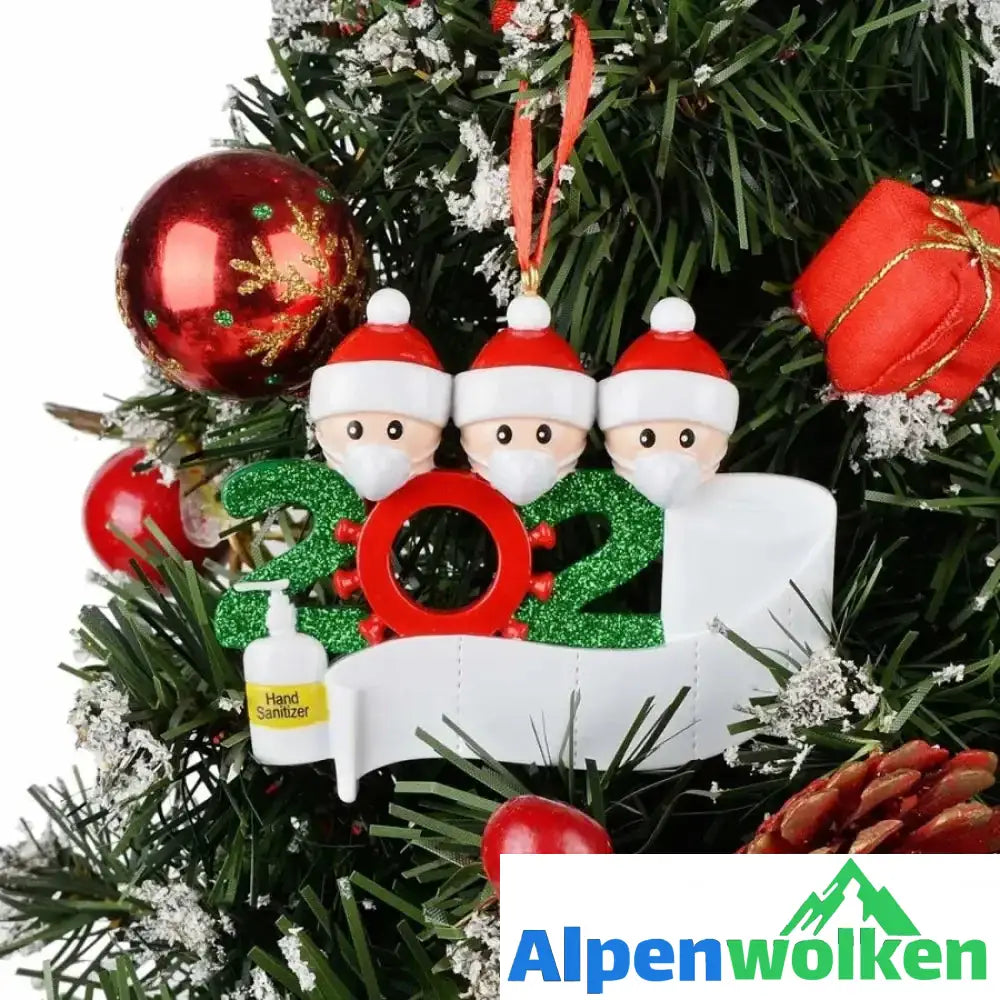 Alpenwolken - Weihnachtsverkäufe - 2020 Weihnachtsverzierung Familie von 3