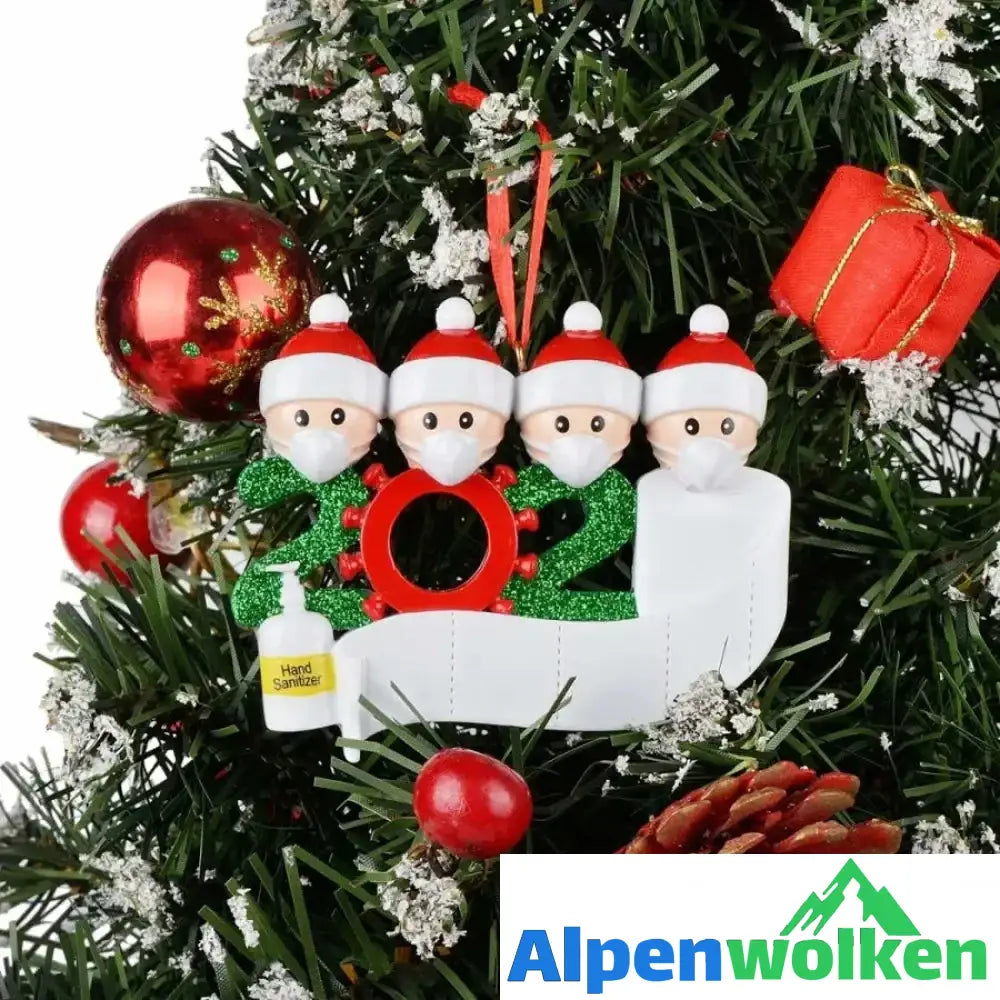 Alpenwolken - Weihnachtsverkäufe - 2020 Weihnachtsverzierung Familie von 4