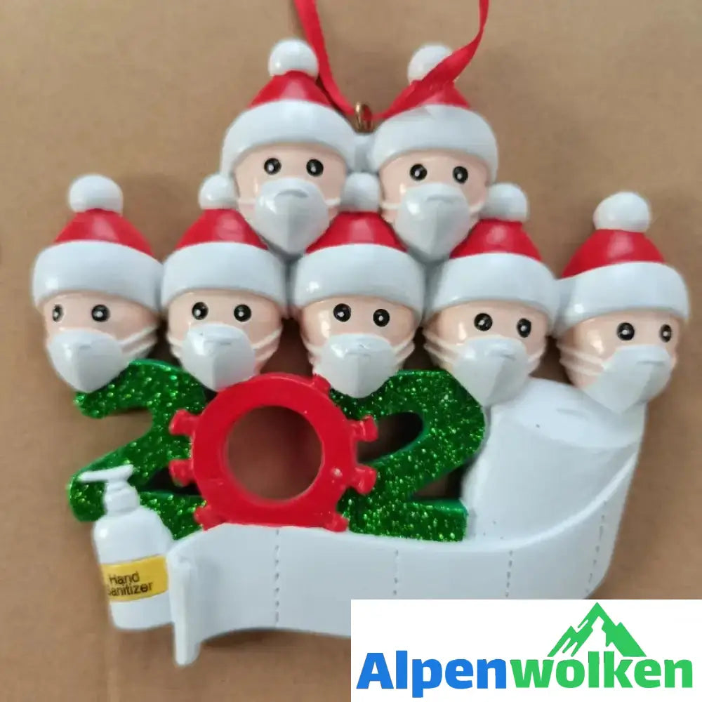 Alpenwolken - Weihnachtsverkäufe - 2020 Weihnachtsverzierung Familie von 7