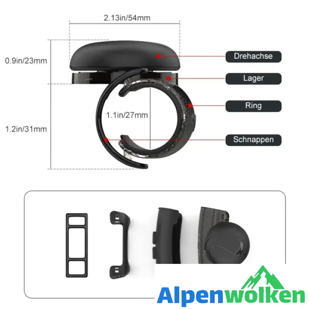 Alpenwolken - 🎁WEIHNACHTSVERKAUF-50% RABATT🎁Universeller 360 ° Lenkrad-Unterstützungsknopf