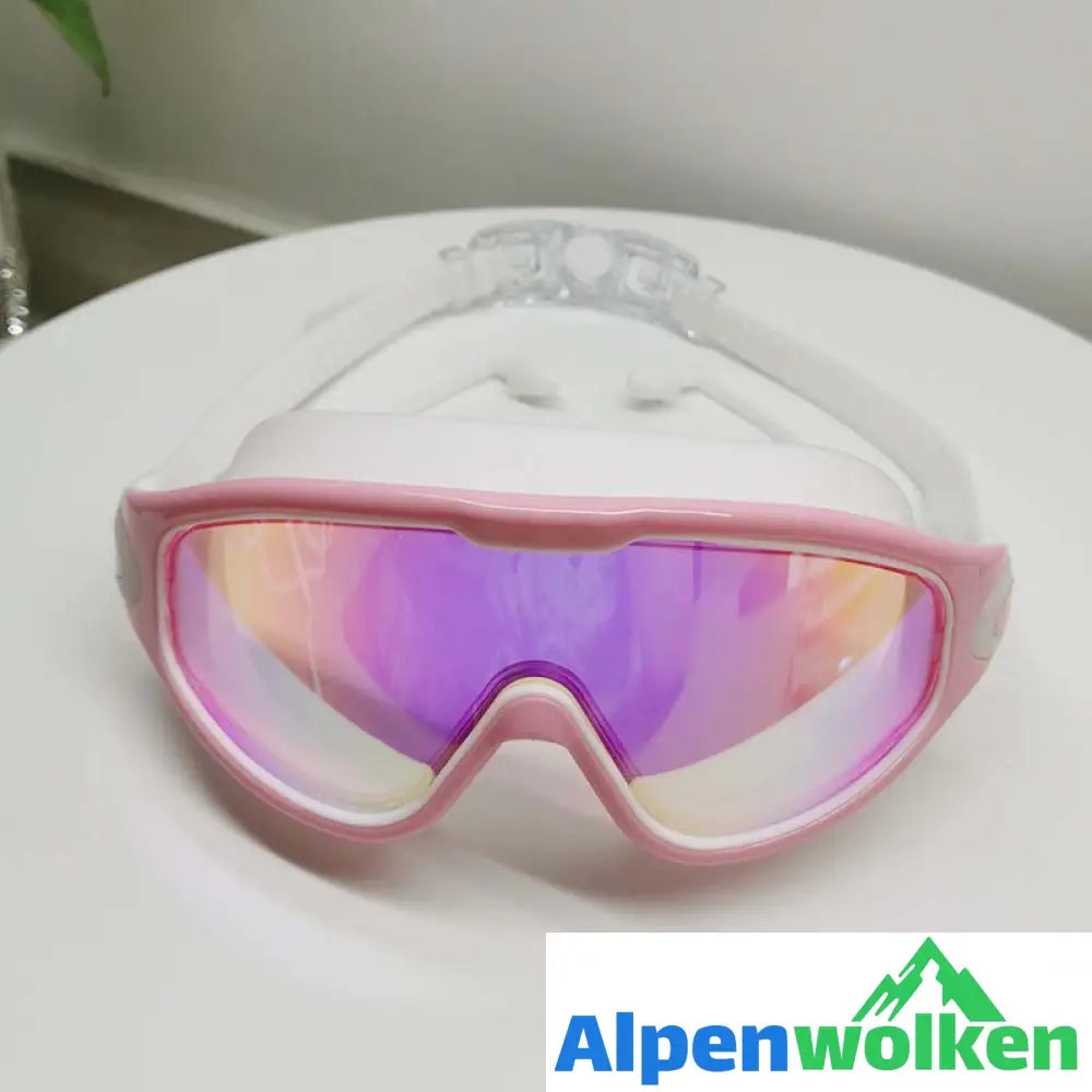 Alpenwolken - Weitwinkel-Schwimmbrille mit Antibeschlag-Effekt