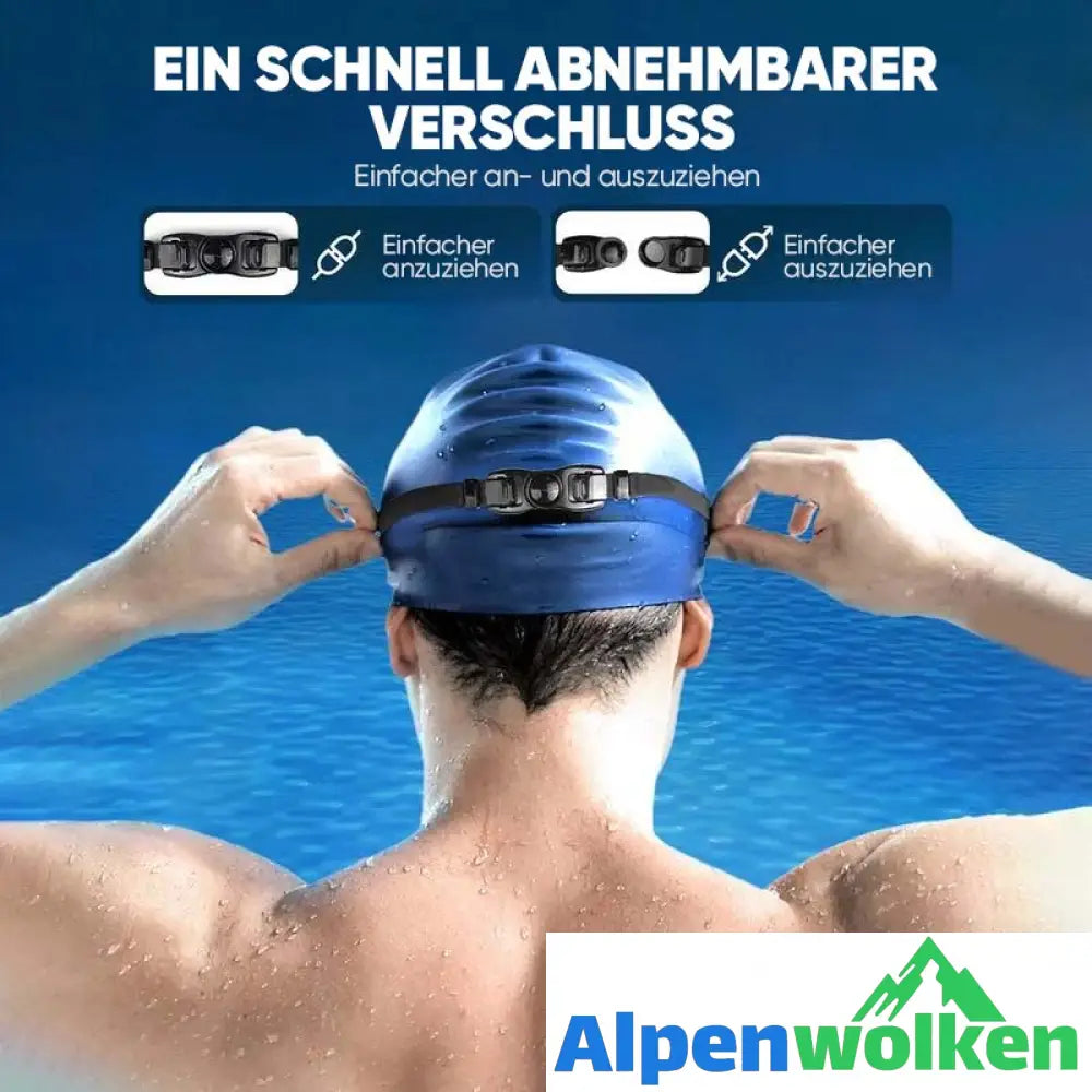 Alpenwolken - Weitwinkel-Schwimmbrille mit Antibeschlag-Effekt