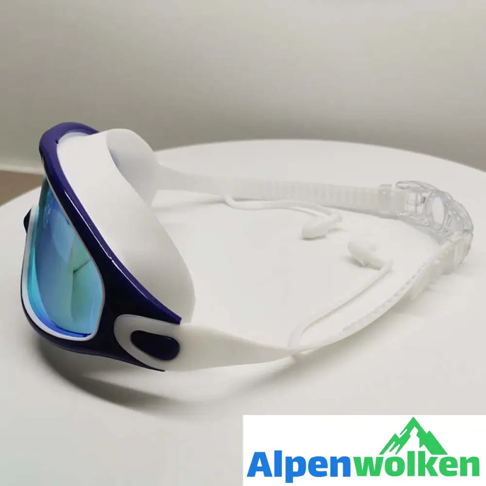 Alpenwolken - Weitwinkel-Schwimmbrille mit Antibeschlag-Effekt