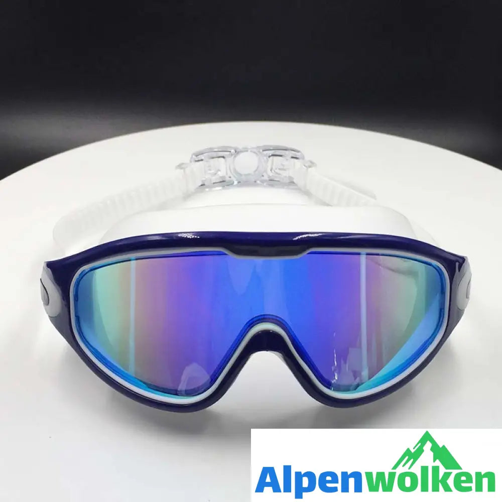 Alpenwolken - Weitwinkel-Schwimmbrille mit Antibeschlag-Effekt