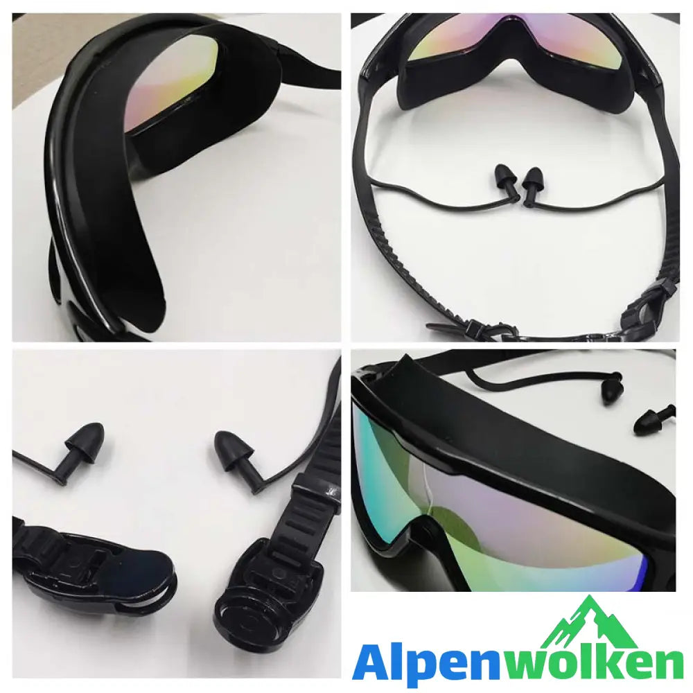 Alpenwolken - Weitwinkel-Schwimmbrille mit Antibeschlag-Effekt