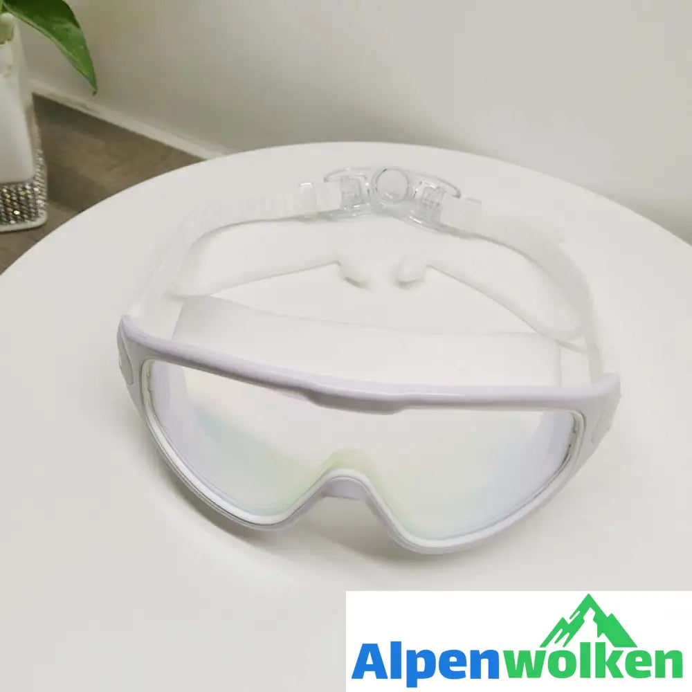 Alpenwolken - Weitwinkel-Schwimmbrille mit Antibeschlag-Effekt