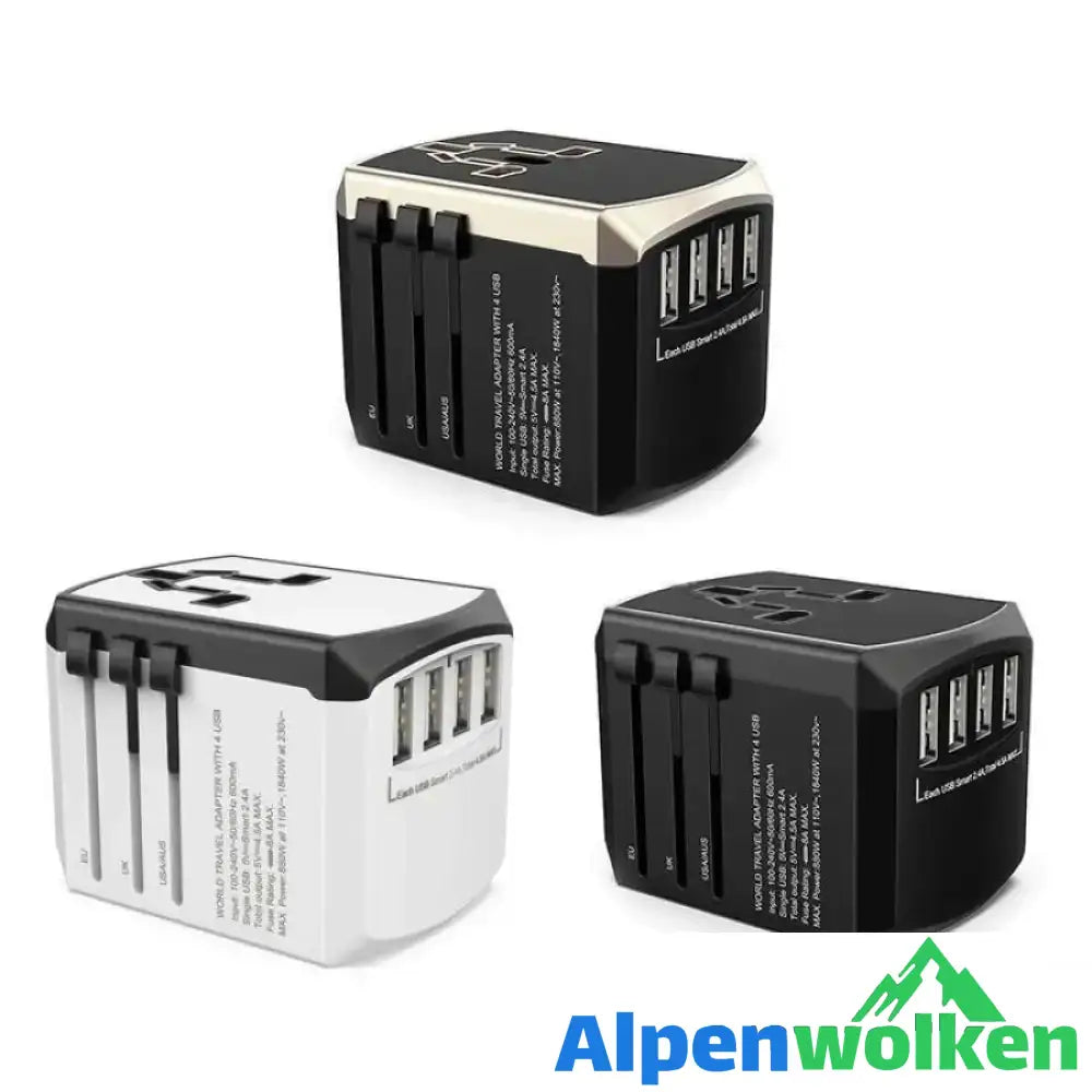 Alpenwolken - Weltweiter Reiseadapter, internationaler Netzadapter