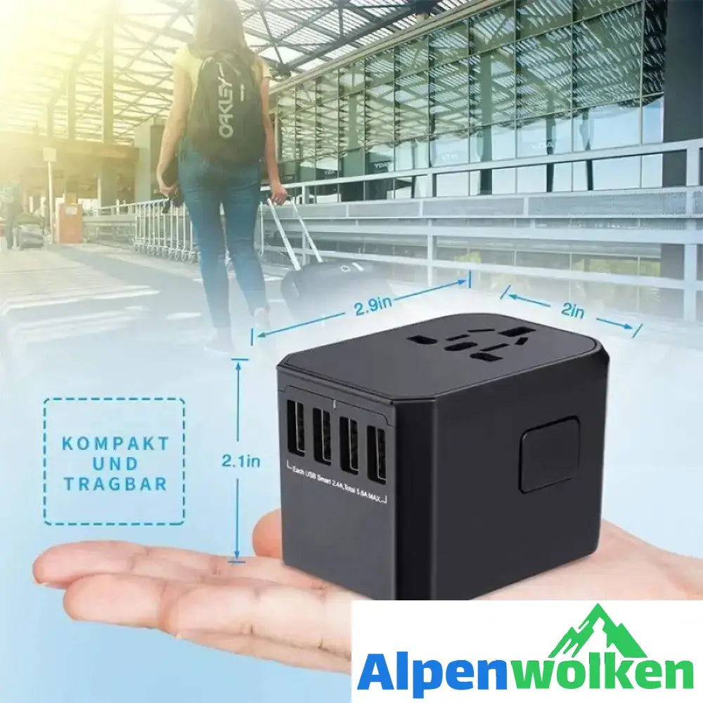 Alpenwolken - Weltweiter Reiseadapter, internationaler Netzadapter