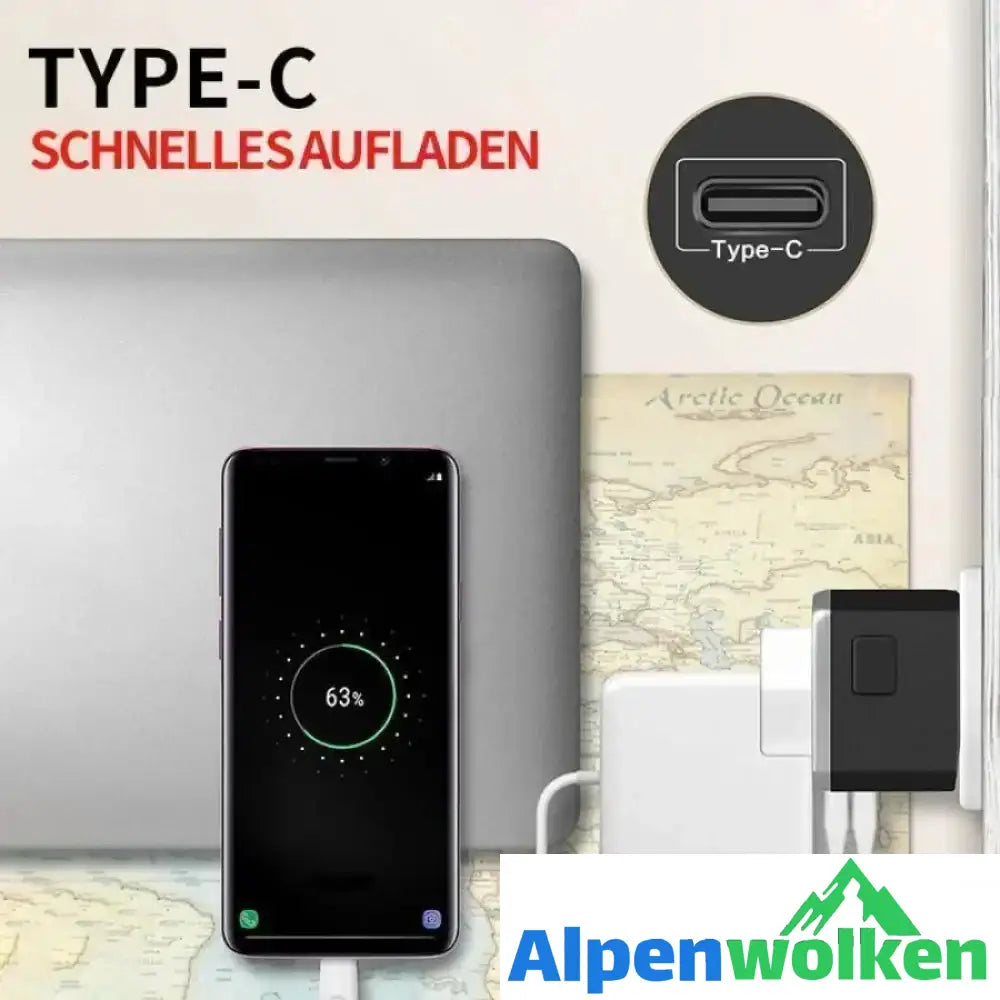 Alpenwolken - Weltweiter Reiseadapter, internationaler Netzadapter