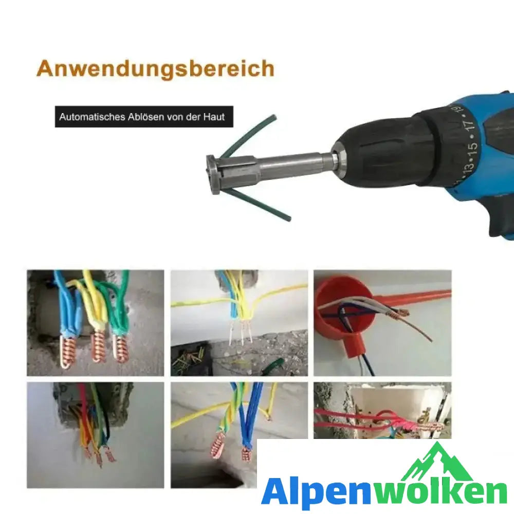 Alpenwolken - Werkzeug zum Abisolieren und Verdrehen von Drähten