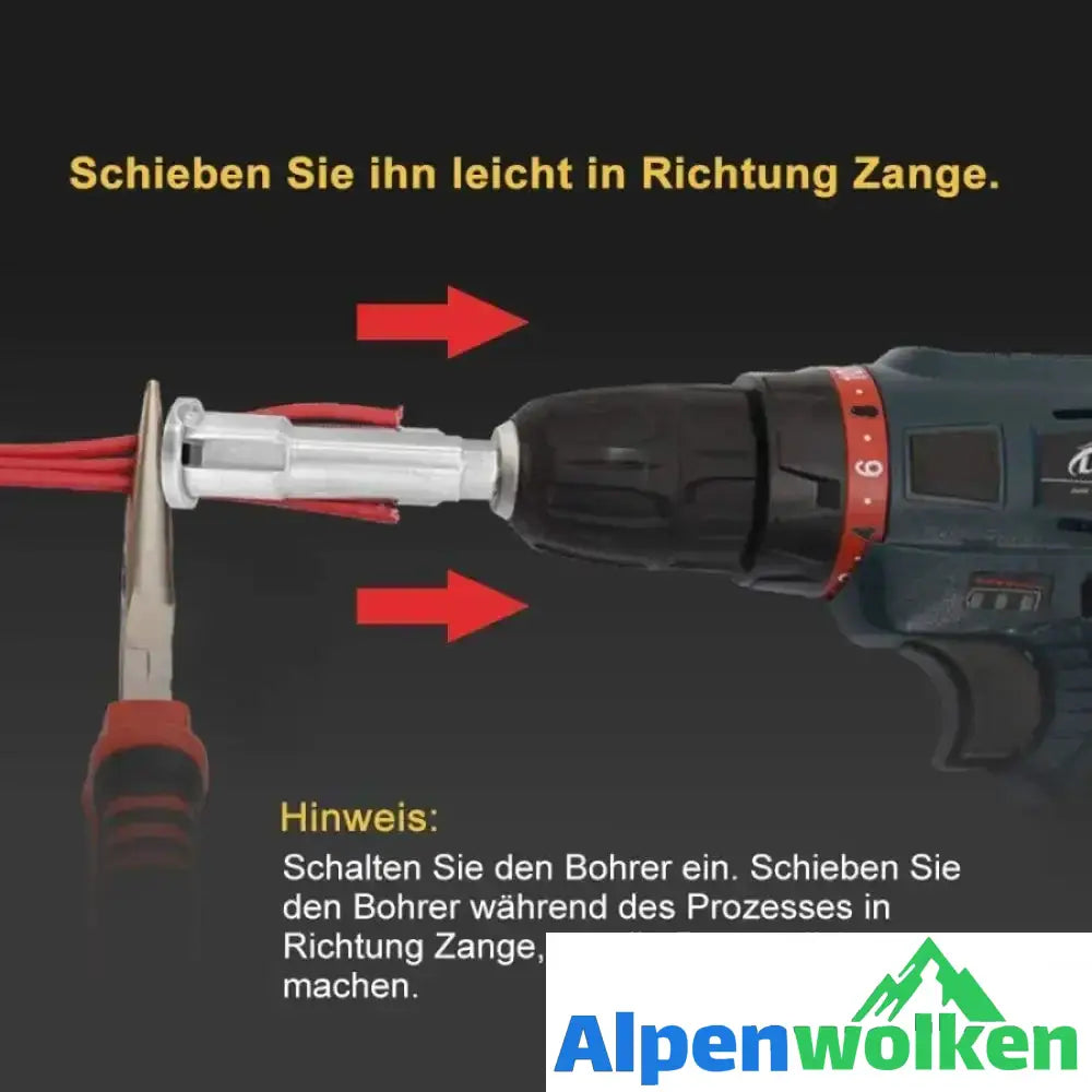 Alpenwolken - Werkzeug zum Abisolieren und Verdrehen von Drähten