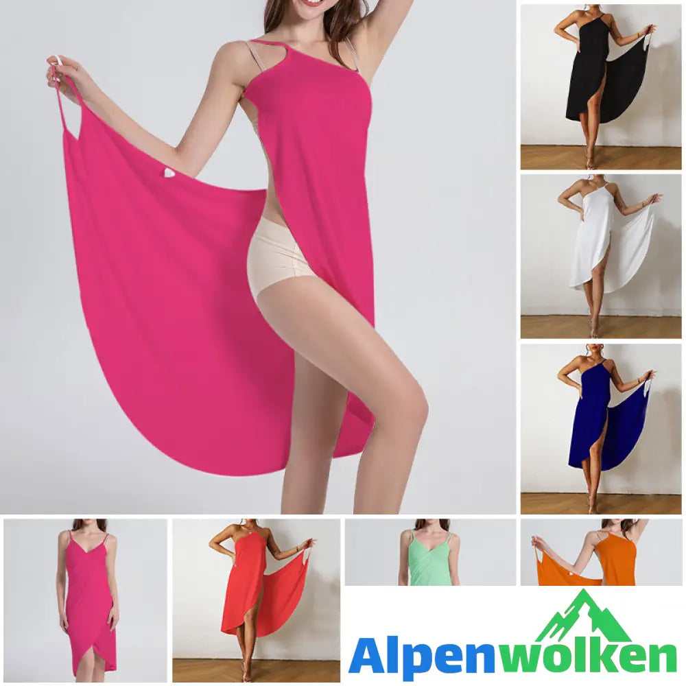 Alpenwolken - Wickelkleid für Damen