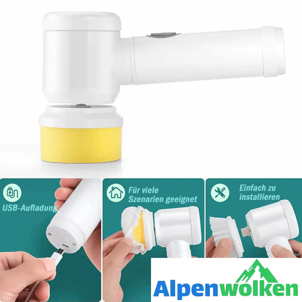 Alpenwolken - Wiederaufladbare Elektrische Reinigungsbürste