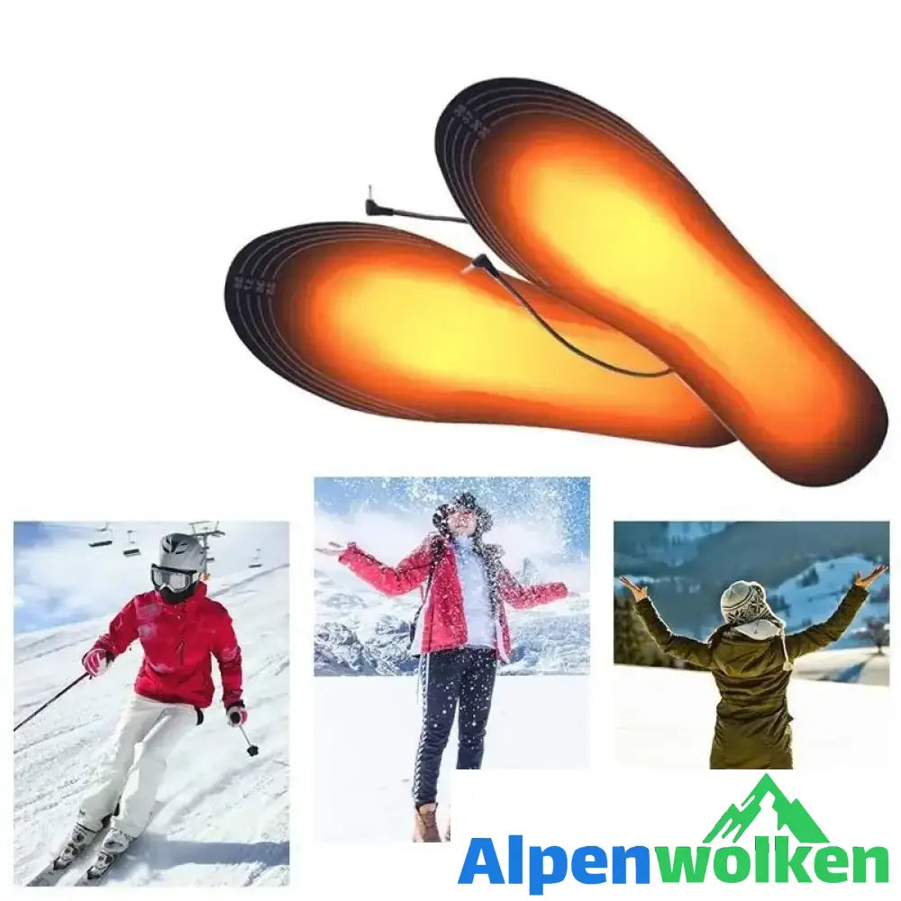 Alpenwolken - Wiederaufladbare erwärmte Einlegesohle