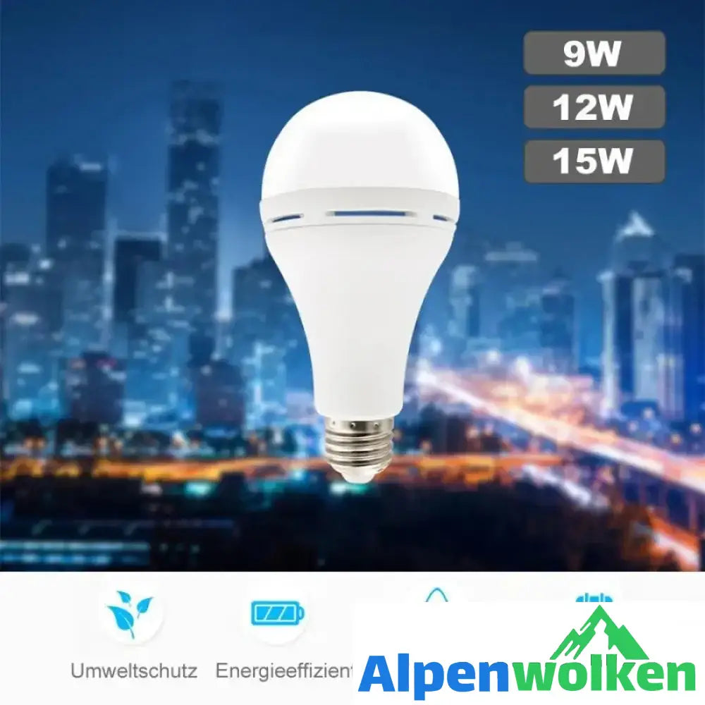 Alpenwolken - Wiederaufladbare Notfall-LED-Glühlampe