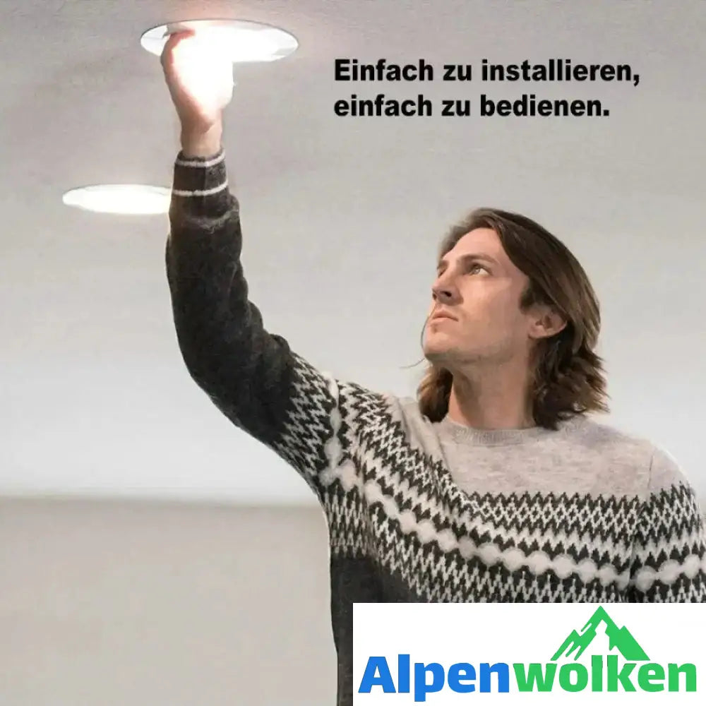 Alpenwolken - Wiederaufladbare Notfall-LED-Glühlampe