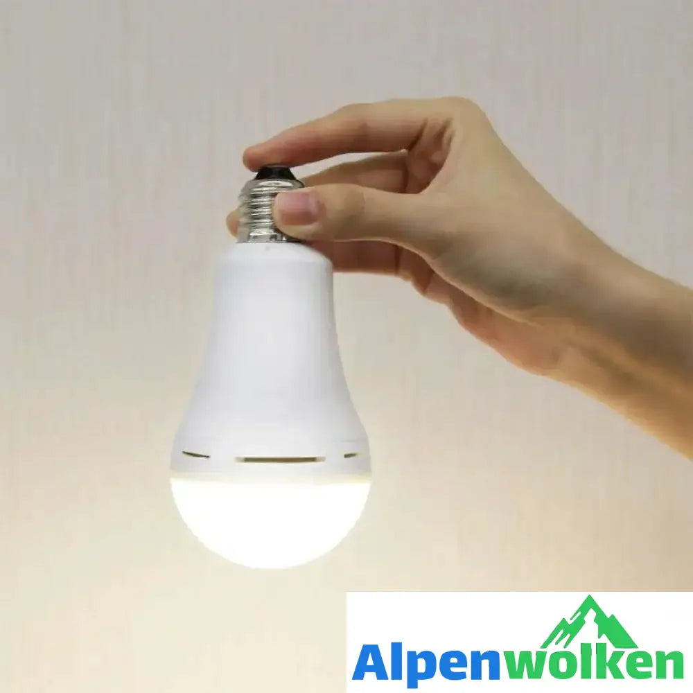 Alpenwolken - Wiederaufladbare Notfall-LED-Glühlampe