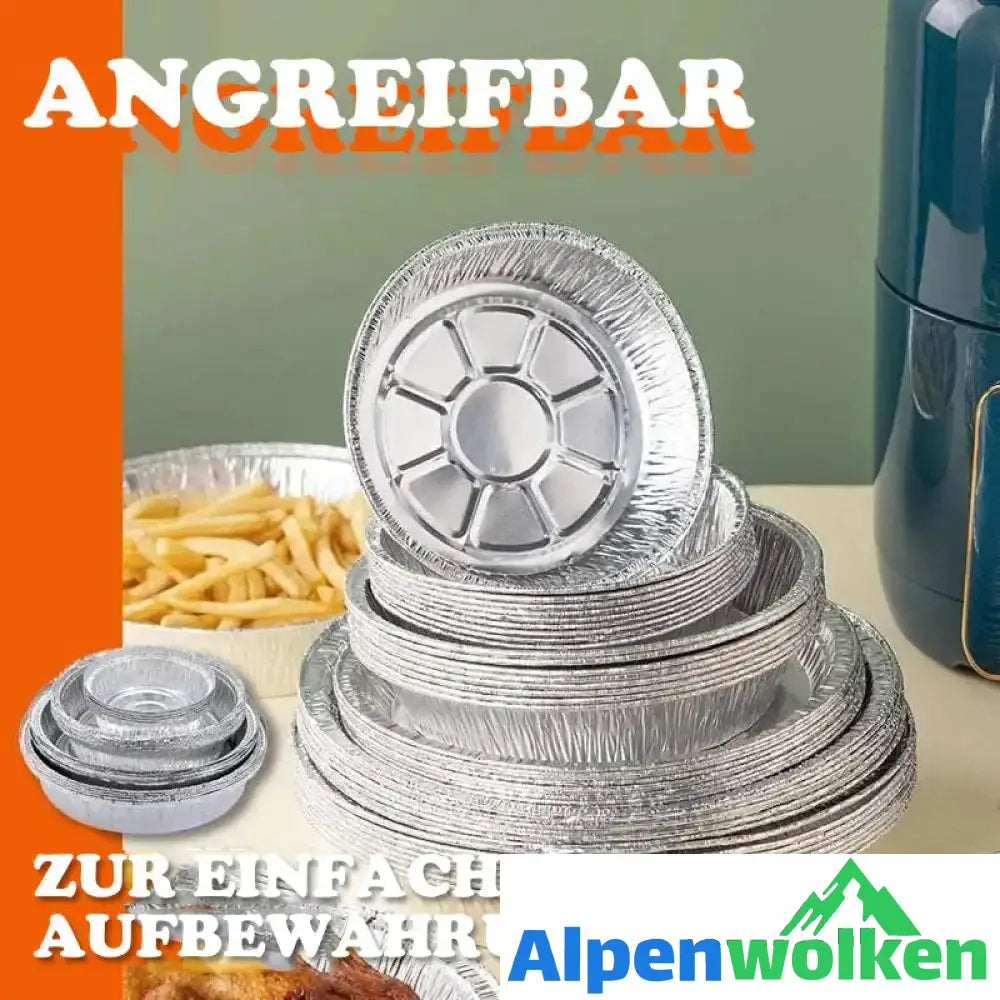 Alpenwolken - Wiederverwendbare Auskleidungen für Luftfritteusen aus Aluminiumfolie