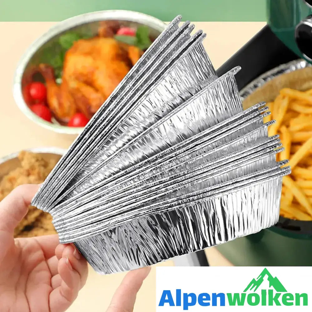 Alpenwolken - Wiederverwendbare Auskleidungen für Luftfritteusen aus Aluminiumfolie