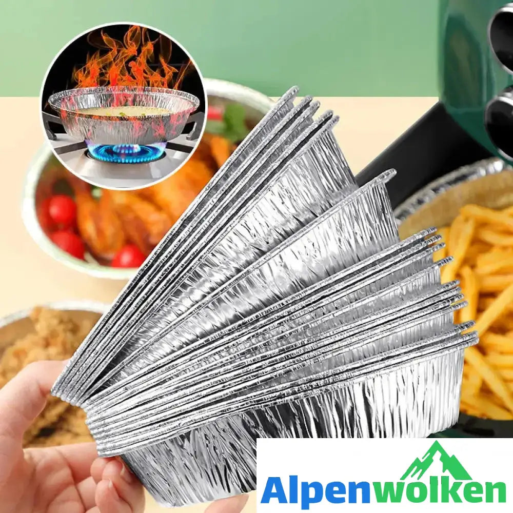 Alpenwolken - Wiederverwendbare Auskleidungen für Luftfritteusen aus Aluminiumfolie