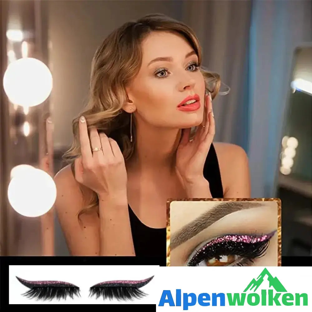 Alpenwolken - ✨Wiederverwendbare Eyeliner und Wimpernaufkleber✨