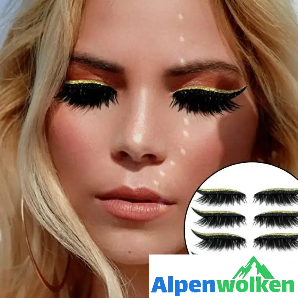 Alpenwolken - ✨Wiederverwendbare Eyeliner und Wimpernaufkleber✨