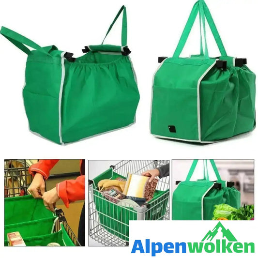 Alpenwolken - Wiederverwendbare Faltbare Trolley Einkaufstasche