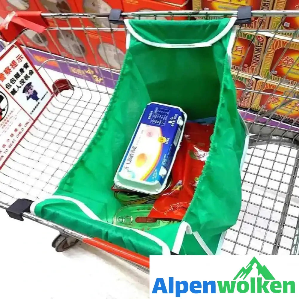 Alpenwolken - Wiederverwendbare Faltbare Trolley Einkaufstasche