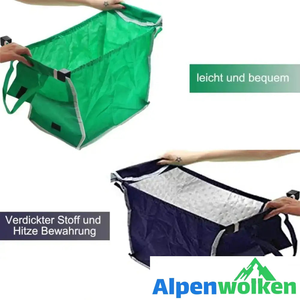 Alpenwolken - Wiederverwendbare Faltbare Trolley Einkaufstasche