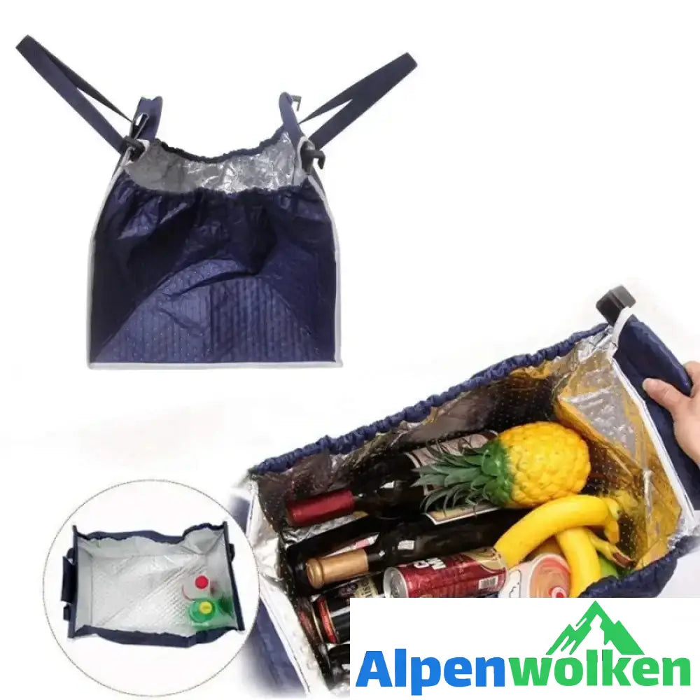 Alpenwolken - Wiederverwendbare Faltbare Trolley Einkaufstasche