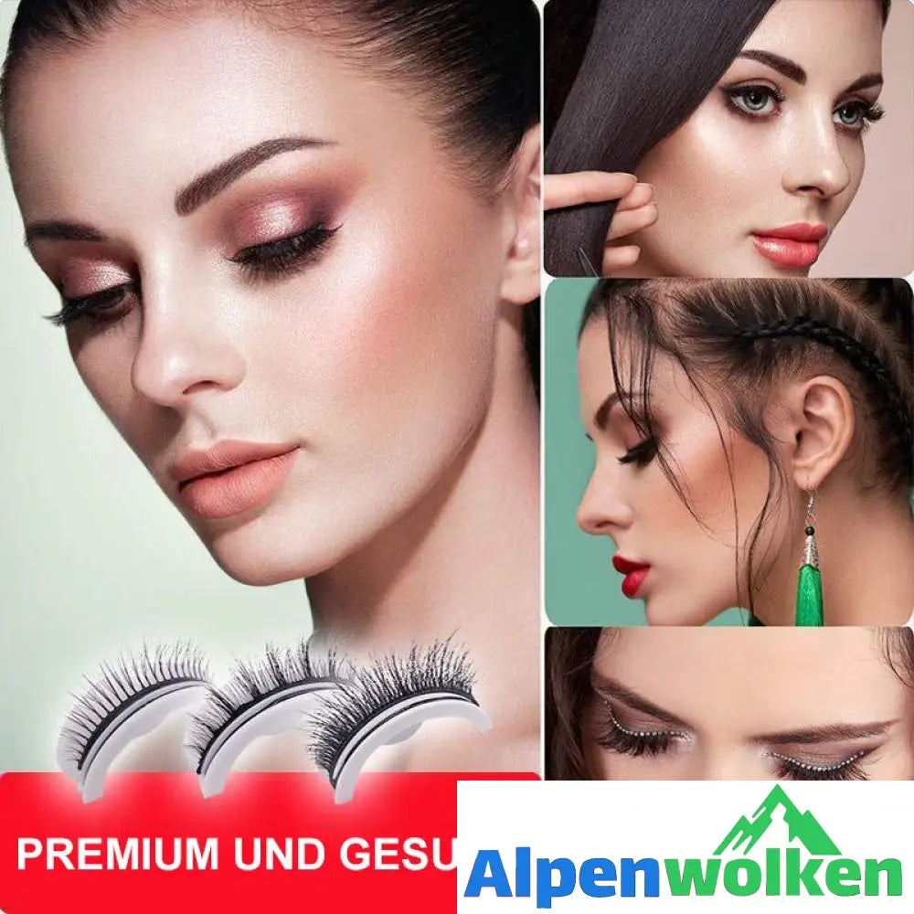 Alpenwolken - ✨Wiederverwendbare selbstklebende Wimpern