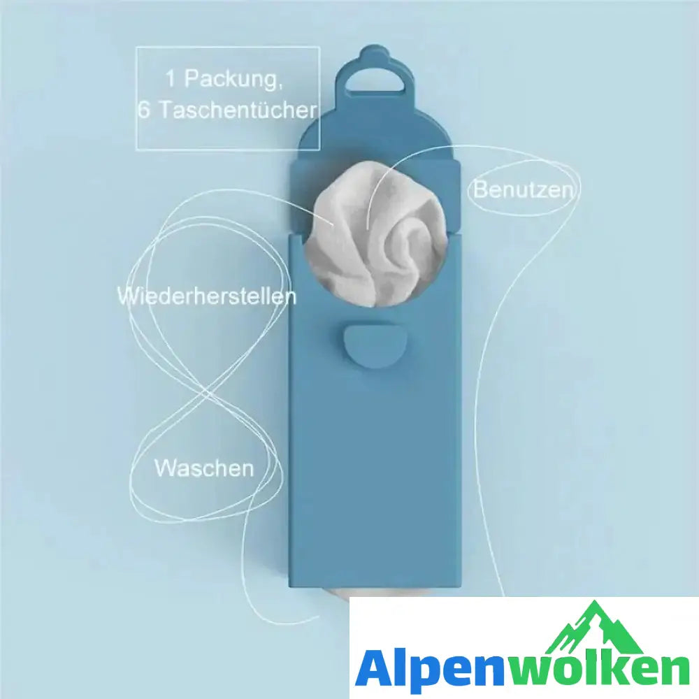 Alpenwolken - Wiederverwendbare Taschentücher Packung