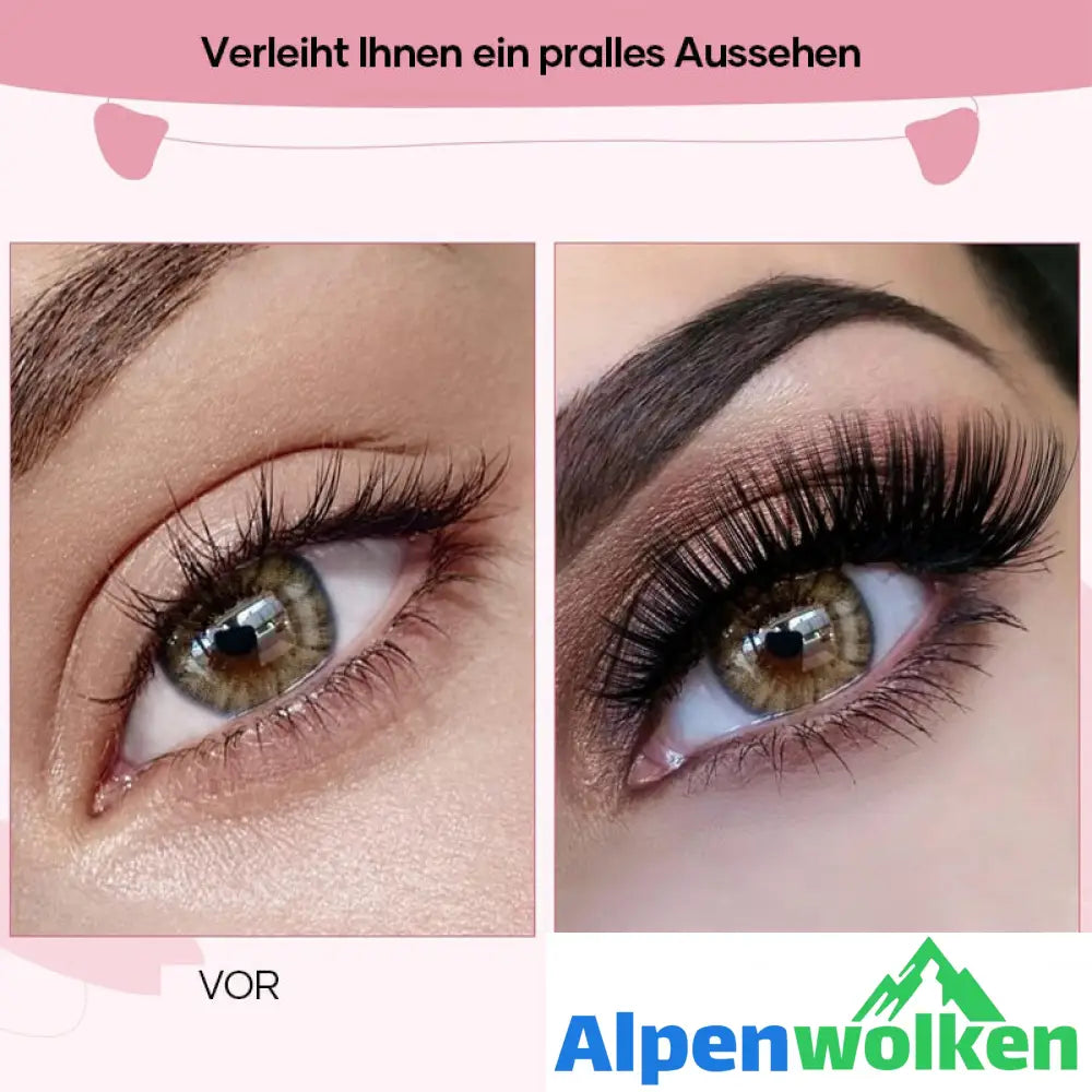 Alpenwolken - Wiederverwendbares selbstklebendes Wimpernset