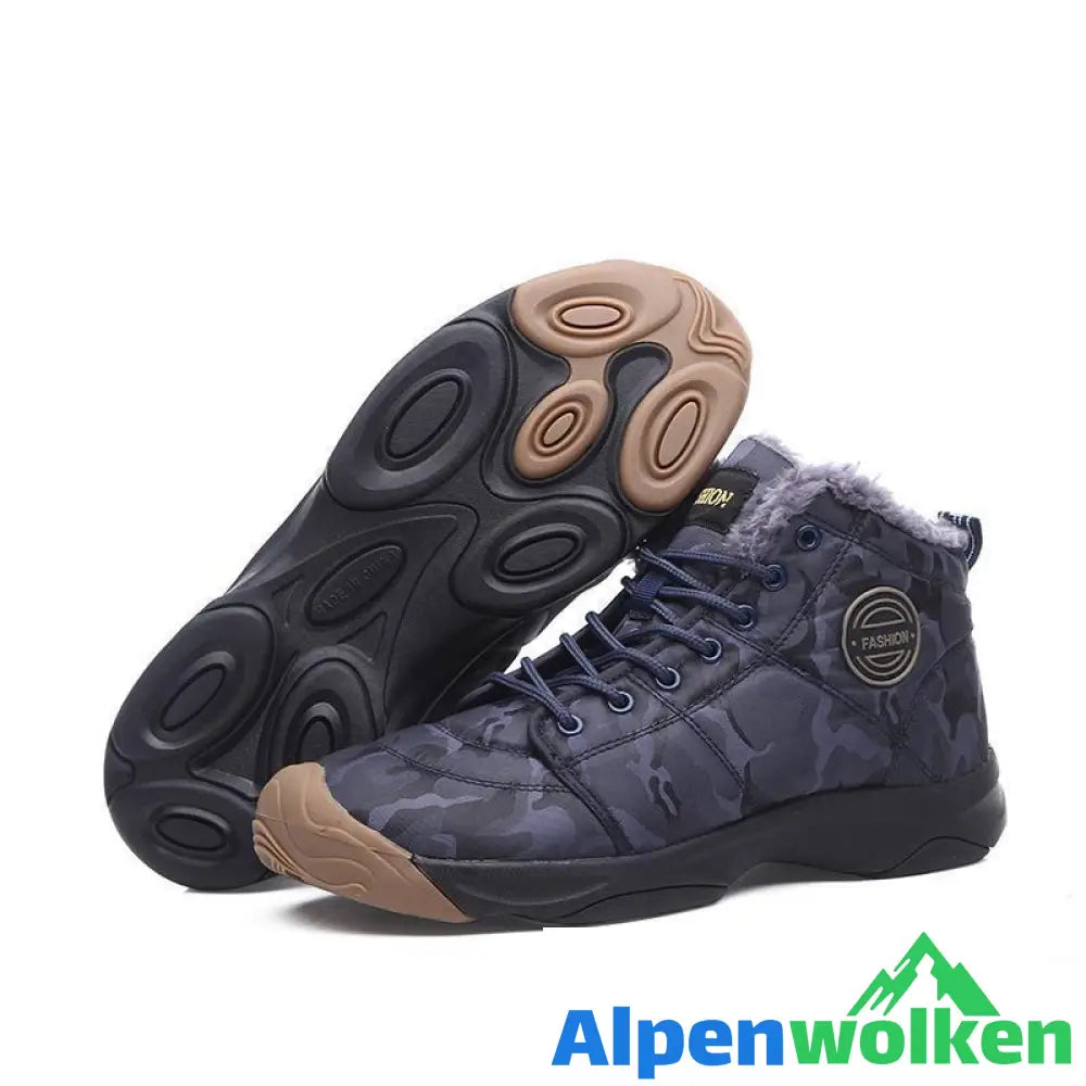 Alpenwolken - Wildleder rutschfeste Mode Baumwolle Schuhe