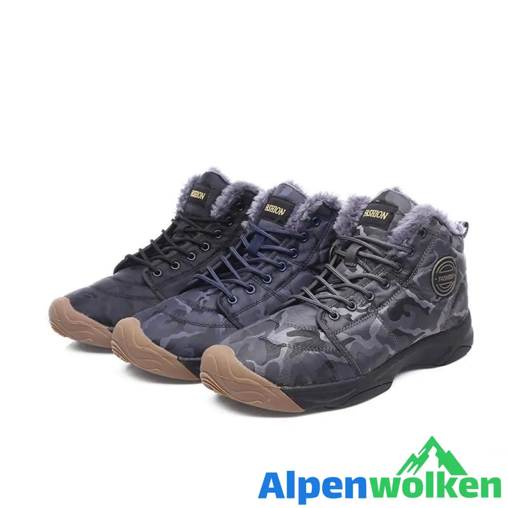 Alpenwolken - Wildleder rutschfeste Mode Baumwolle Schuhe