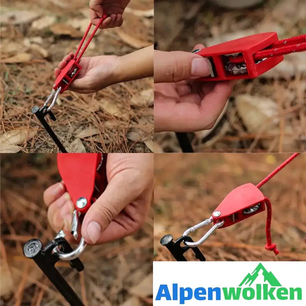 Alpenwolken - Windfestes Seil zur Einstellung der Riemenscheibe