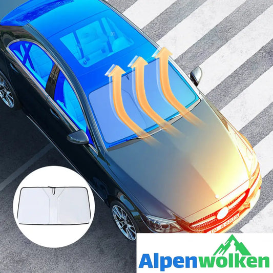 Alpenwolken - Windschutzscheiben-Sonnenblende Faltbare Sonnenblende