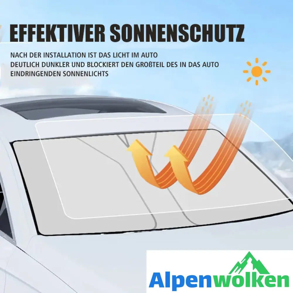 Alpenwolken - Windschutzscheiben-Sonnenblende Faltbare Sonnenblende