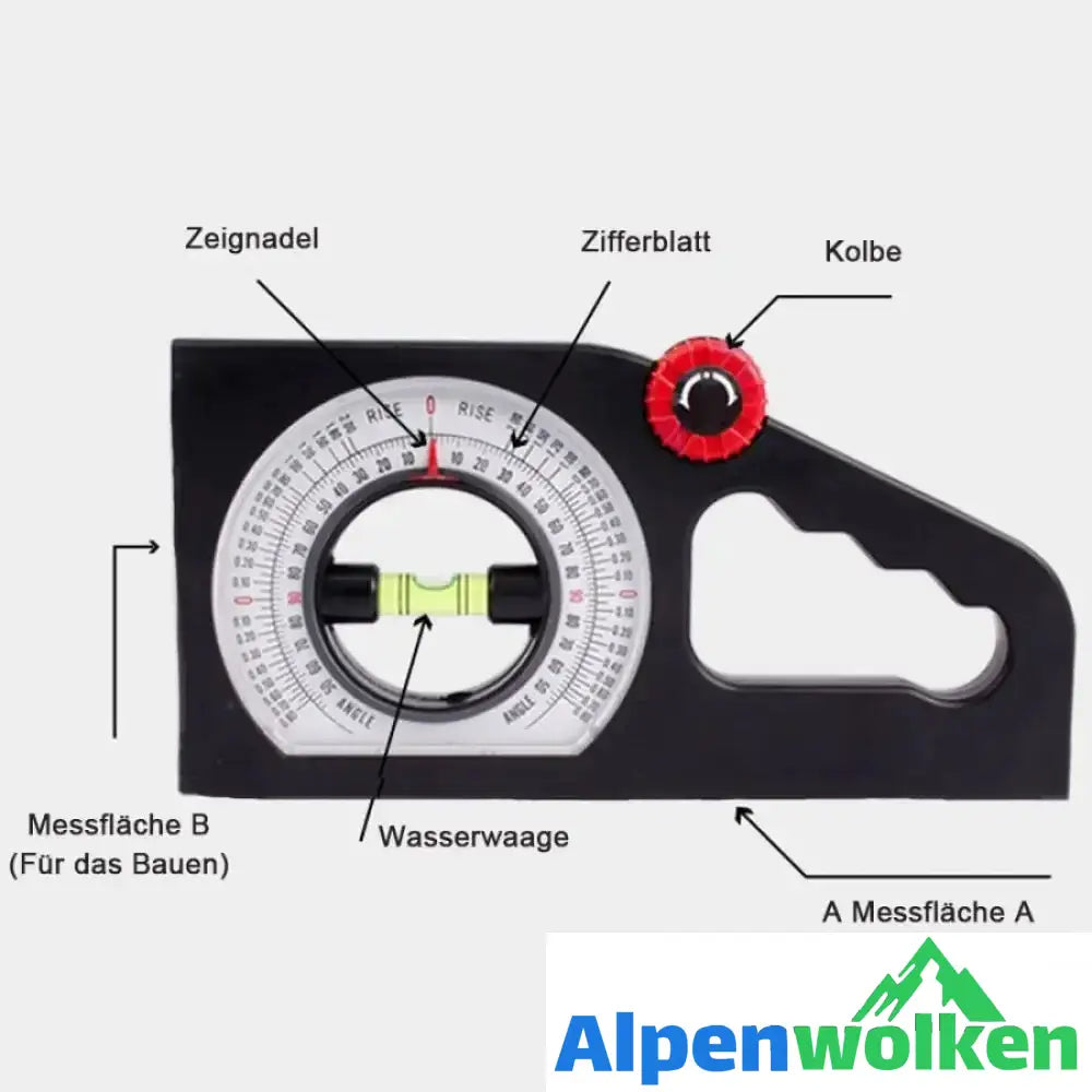 Alpenwolken - Winkelmessgerät, Praktisch und professionell