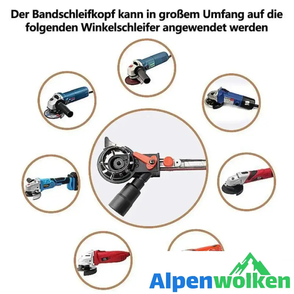 Alpenwolken - Winkelschleifer Conversion Belt Polishing Kit