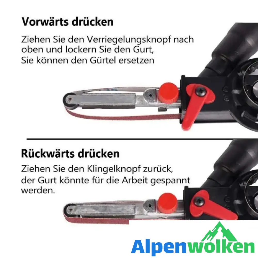 Alpenwolken - Winkelschleifer Conversion Belt Polishing Kit