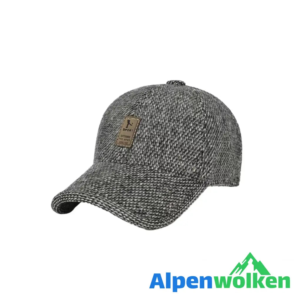 Alpenwolken - Winter-Baseballmütze mit Ohrenklappen